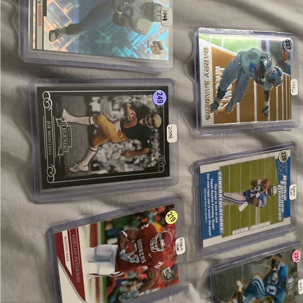 Football Trading Card Collection